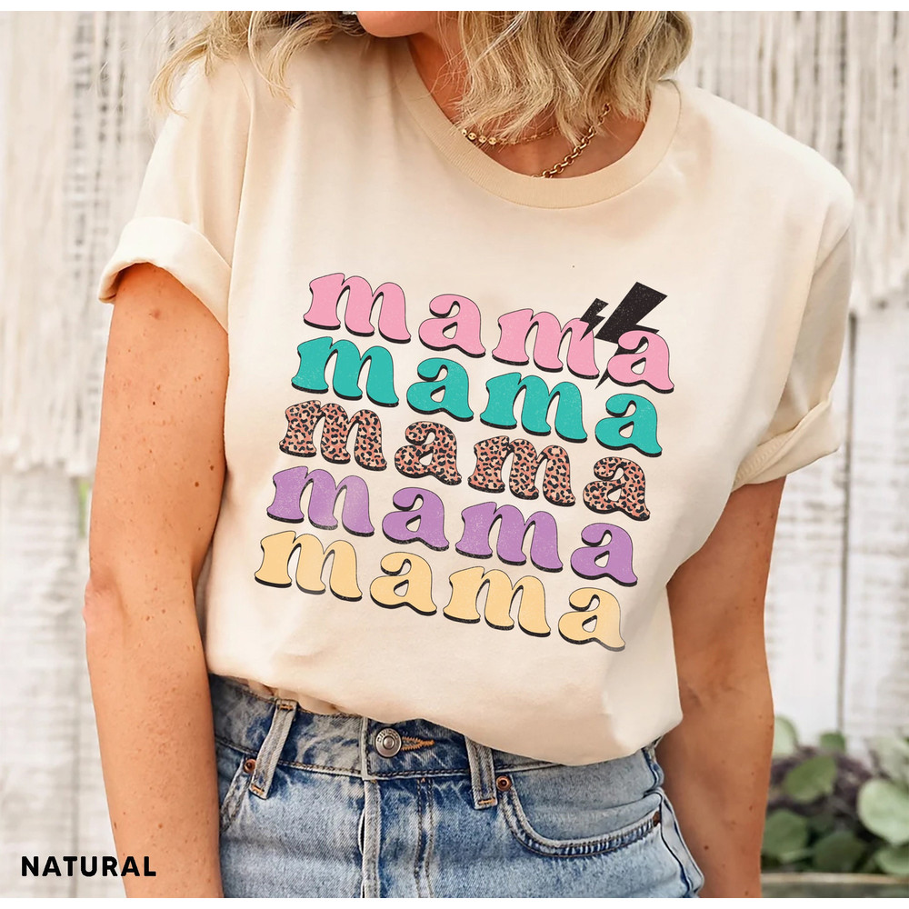 Retro Vintage Mama Shirt, Leopard Mama Shirt, Mom Life Shirt,Girl Mama Shirt, Motherhood Shirt, Cute Mom Shirt,Mothers Day Gift,Mama T-shirt - 8.jpg