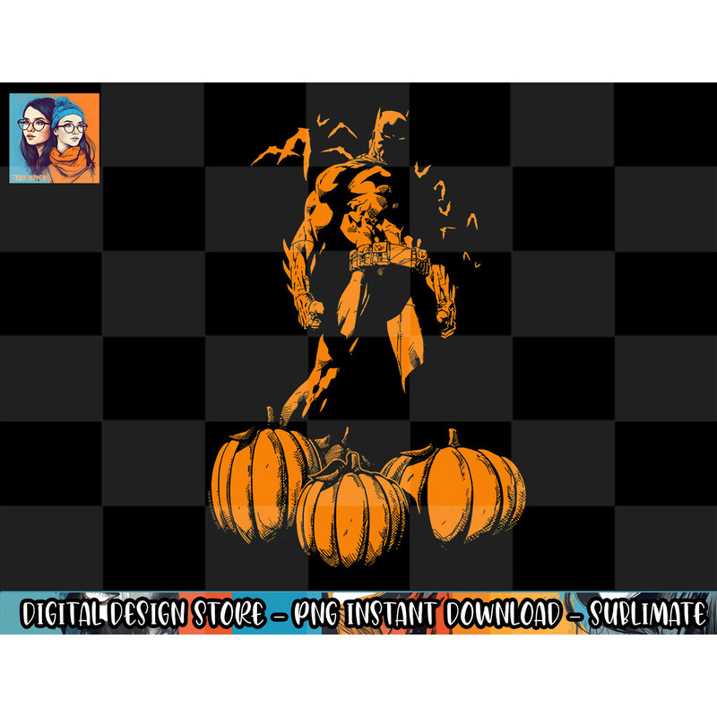 Batman A Bat Among Pumpkins png, sublimate, digital download.jpg