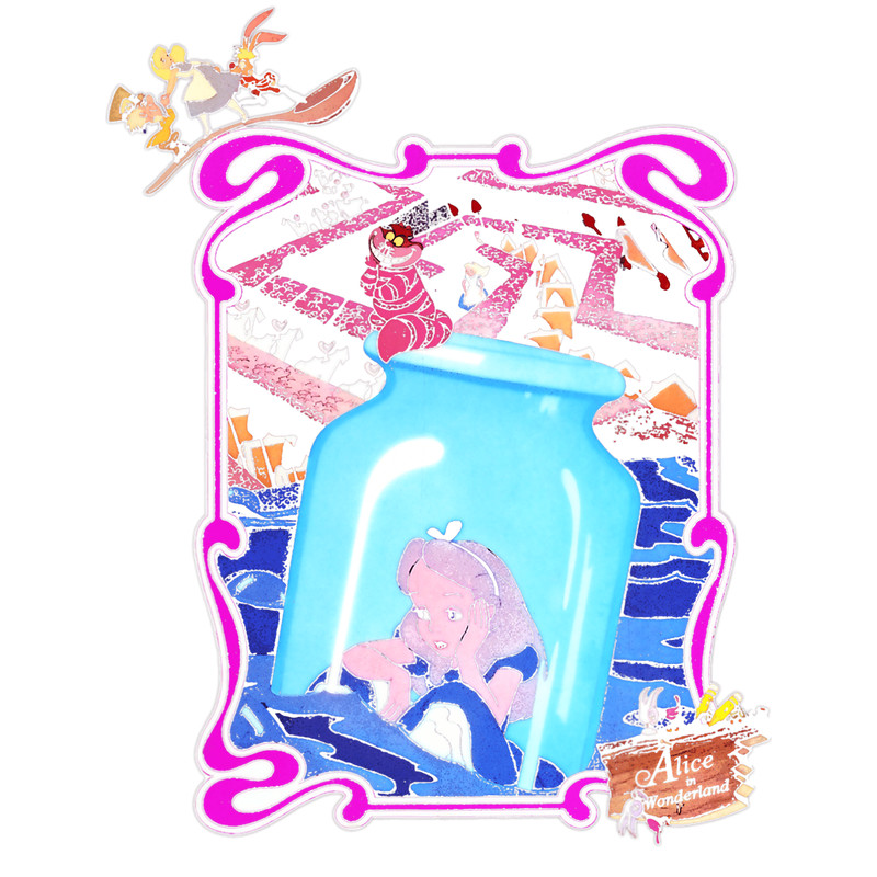 Disney Alice In Wonderland Alice Floating In The Bottle png, sublimation, digital download.pngDisney Alice In Wonderland Alice Floating In The Bottle png, sub