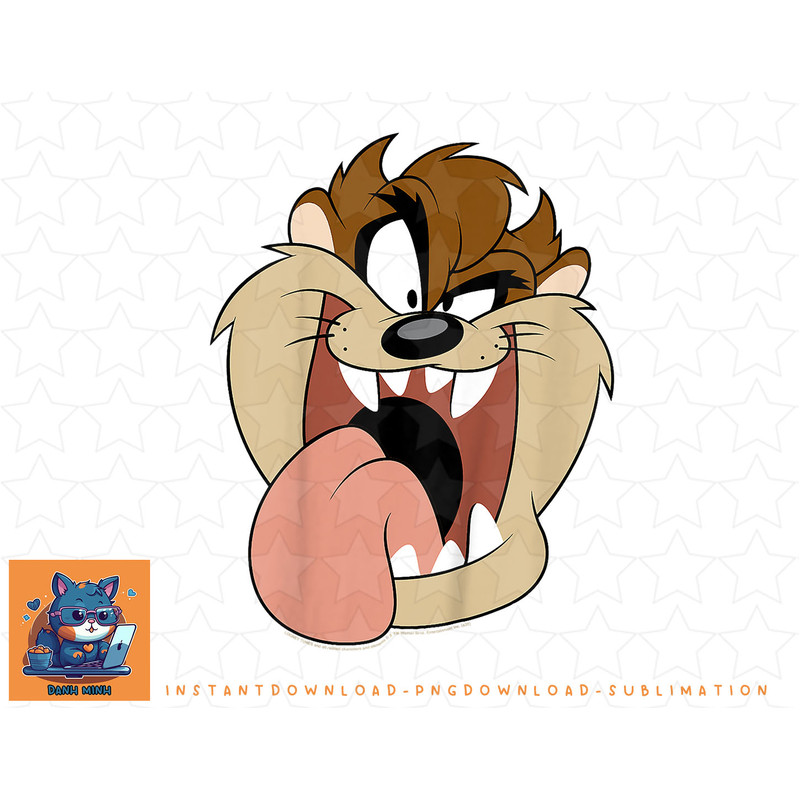 Kids Looney Tunes Taz Big Face png, sublimation, digital download.jpg