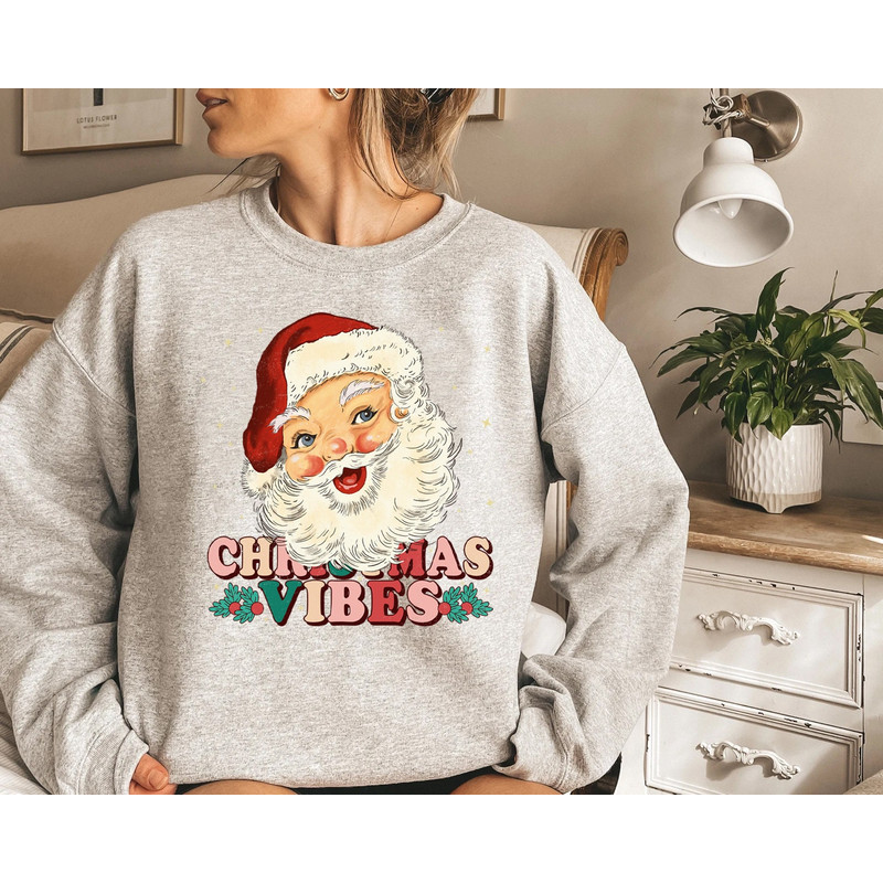 Santa Claus Sweater, Christmas Sweatshirt, Xmas Holiday Gifts, Santa Hoodies, Christmas Family Vacation, Secret Santa Shirts, Winter Tee - 6.jpg