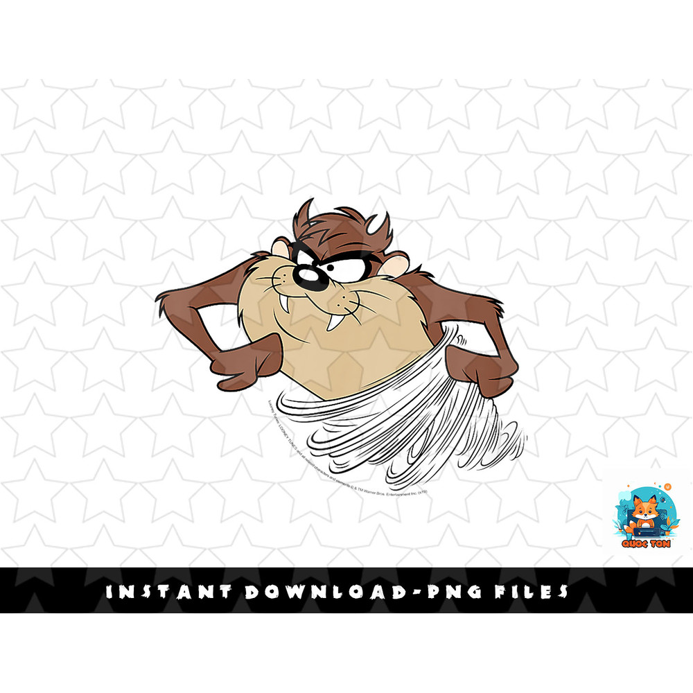 Kids Looney Tunes Youth Tasmanian Devil Classic Cartoon Tornado png, sublimation, digital download.jpg