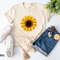 Sunflower Graphic Tee, Bella Canvas, Sunflower Women's Tee, Sunflower T Shirt, Vacation, Gift, Trending, Plus Size - 1.jpg