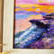 3 Small oil painting in a frame under glass - Landscape 5.9 - 3.9 in..jpg