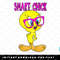 Kids Looney Tunes Youth Tweety Bird Smart Chick Neon Portrait png, sublimation, digital download.jpg