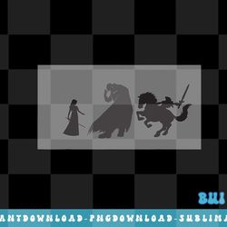 legend of zelda group shot silhouette panel png, sublimate, digital download