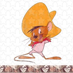 kids looney tunes speedy gonzales red hue portrait png, sublimation, digital download