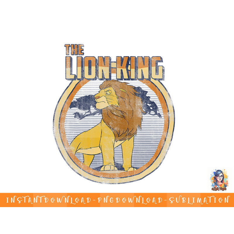 Disney Lion King Classic Simba Graphic T-Shirt png, sublimation, digital download.jpg