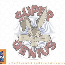 kids looney tunes wile e. coyote super genius png, sublimation, digital download