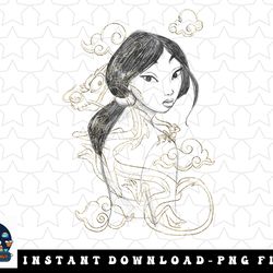 disney mulan and mushu dragon overlay portrait png, sublimation, digital download