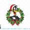 Kids Looney Tunes Christmas Daffy Duck Wreath png, sublimation, digital download.jpg