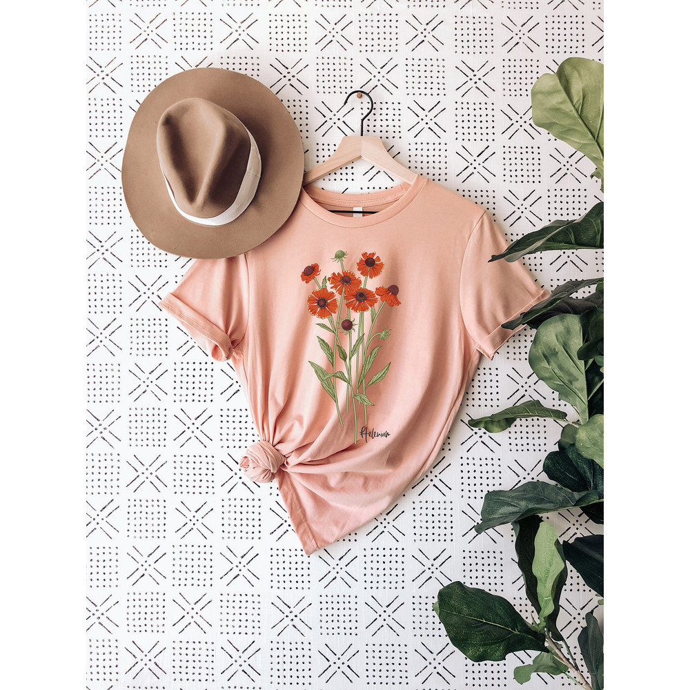 Wild Flowers Shirt, Wildflower Tshirt, Floral Tshirt, Botanical Shirt, Flower Shirt, Nature Lover Shirt, Ladies Shirts, Gift for Womens - 6.jpg