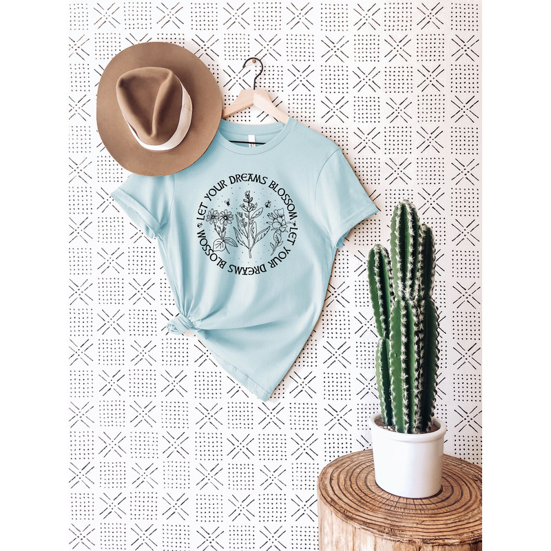 Wildflower T Shirt, Wildflower Shirt, Dandelion Shirt Women, Windflower Tee, Flowers in Nature Tee, Blossoms Shirt, Canvas Graphic Tee - 7.jpg