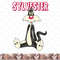 Kids Looney Tunes Sylvester Portrait png, sublimation, digital download .jpg
