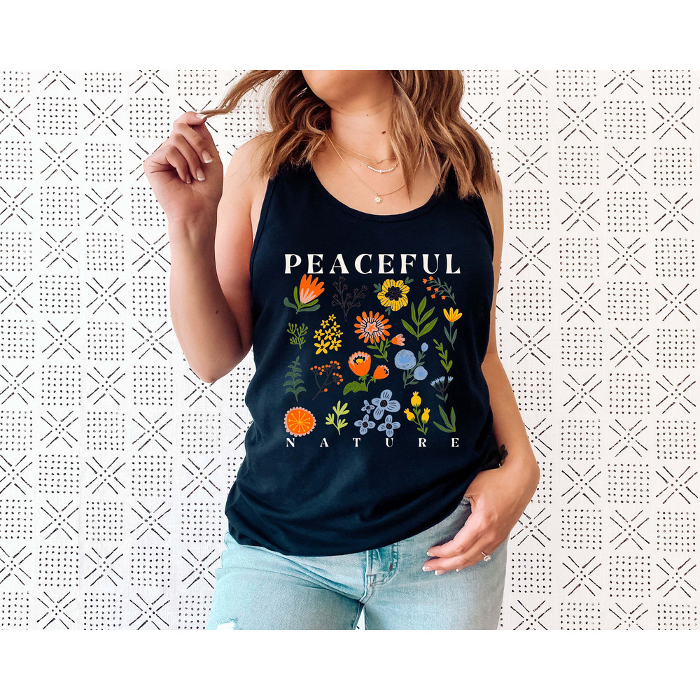 Wildflower Tank Top, Flower Tank Top, Floral Tank Top, Cute Spring Shirt, Boho Tank Top, Gift For Her, Birthday Gifts, Wild Flower Tee - 7.jpg