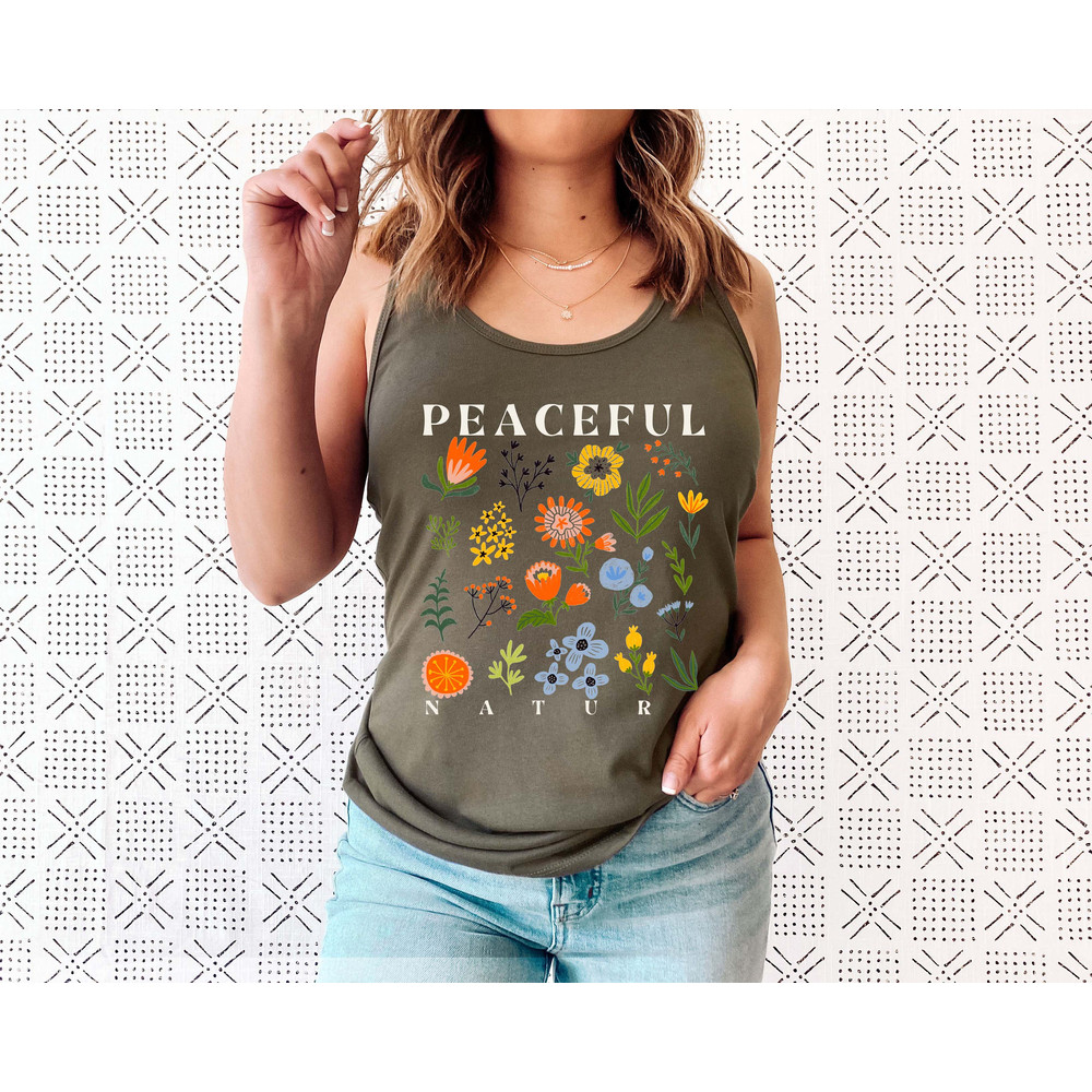 Wildflower Tank Top, Flower Tank Top, Floral Tank Top, Cute Spring Shirt, Boho Tank Top, Gift For Her, Birthday Gifts, Wild Flower Tee - 8.jpg
