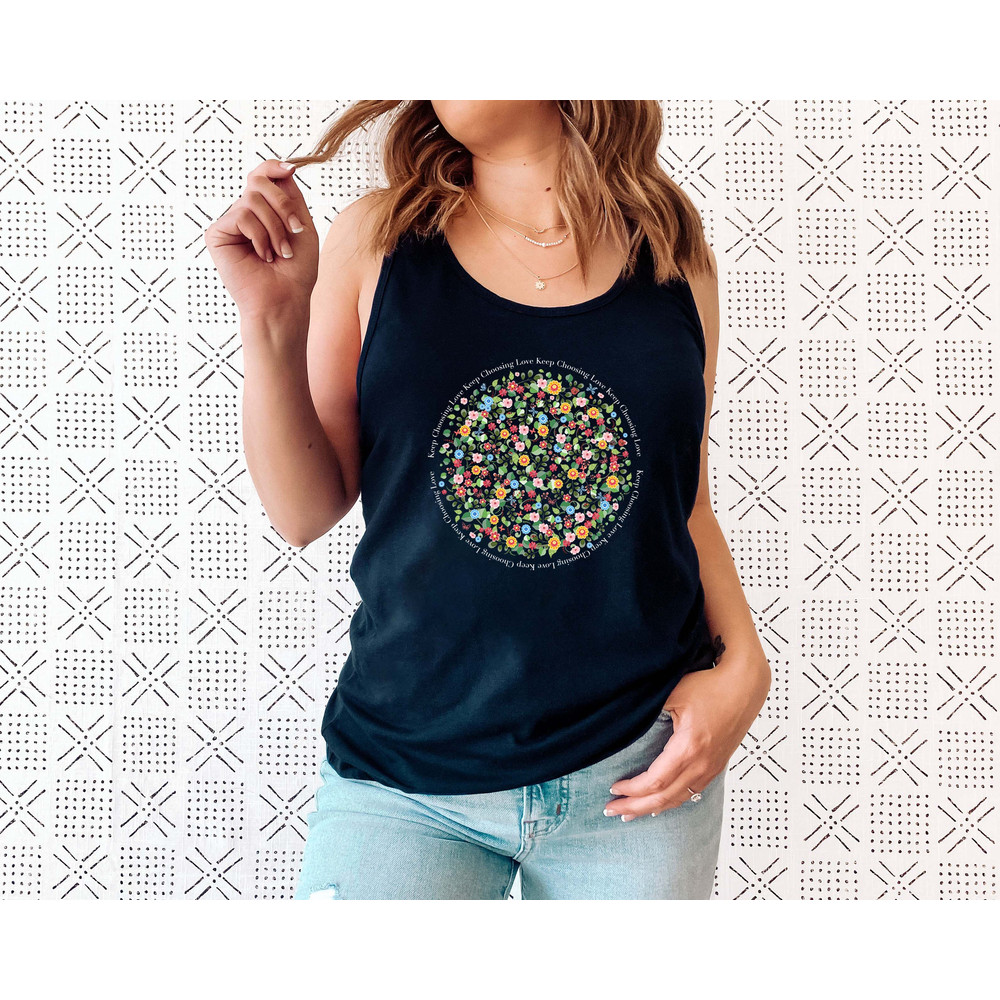 Wildflower Tank Top, Flower Tank Top, Floral Tank Top, Cute Spring Shirt, Boho Tank Top, Gift For Her, Birthday Gifts, Wild Flower Tee - 5.jpg