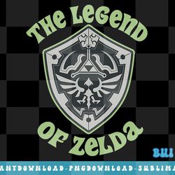 legend of zelda hylian shield green font png, sublimate, digital download