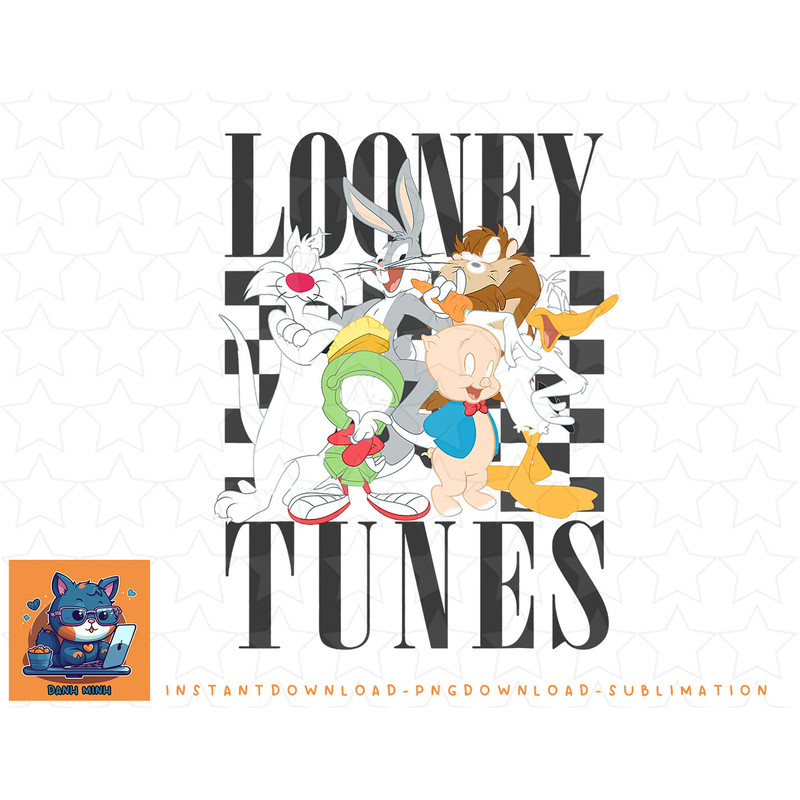 Looney Tunes 90s Style Group Shot png, sublimation, digital download.jpg