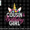 Cousin Of The Birthday Girl Father Gift Unicorn Birthday png, sublimation, digital download.jpg