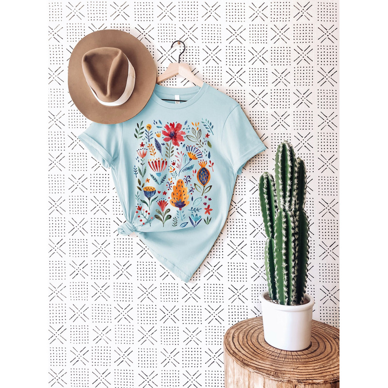 Wildflower Tshirt, Wild Flowers Shirt, Floral Tshirt, Flower Shirt, Gift for Women, Ladies Shirts, Best Friend Gift - 3.jpg