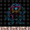 Kids Looney Tunes Taz Neon Outline png, sublimation, digital download .jpg