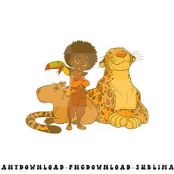 disney encanto antonio group shot animals poster png, sublimation, digital download