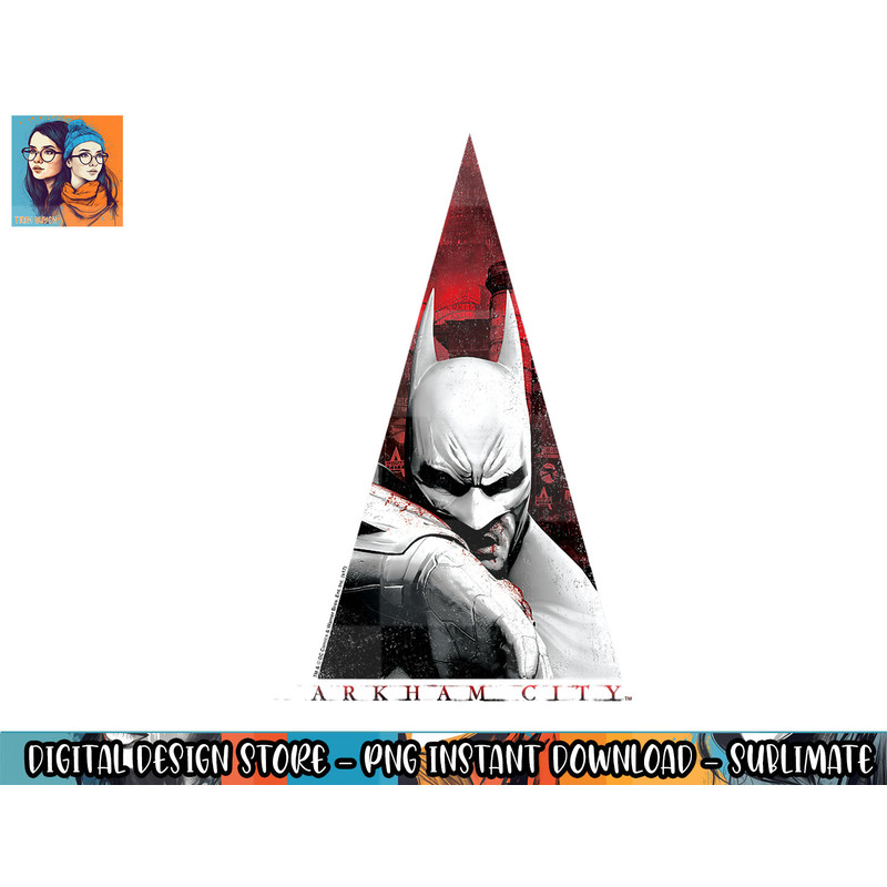Batman Arkham City Bat Triangle T Shirt png, sublimate, digital download.jpg