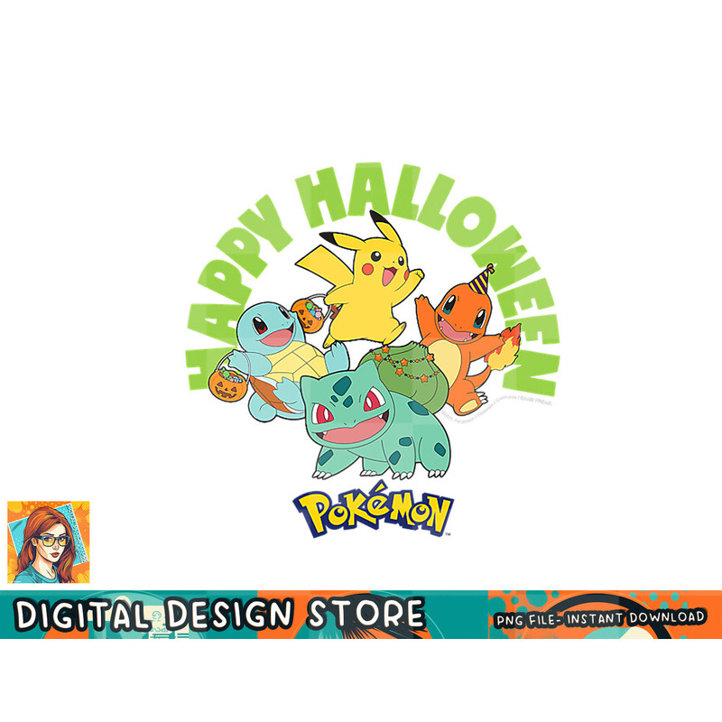 Pokemon - Happy Halloween png, digital prints, sublimation.jpg