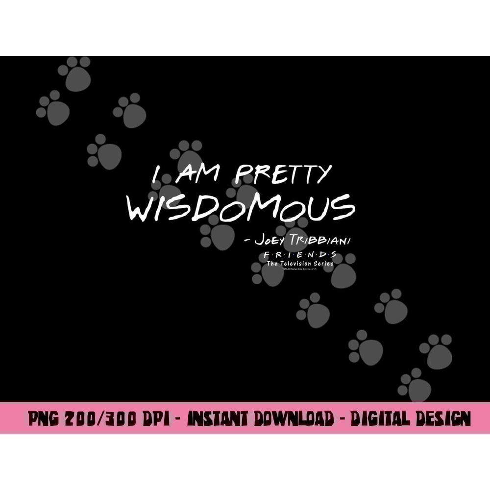 Friends Wisdomous Longsleeve T Shirt Long Sleeve png, sublimation .jpg