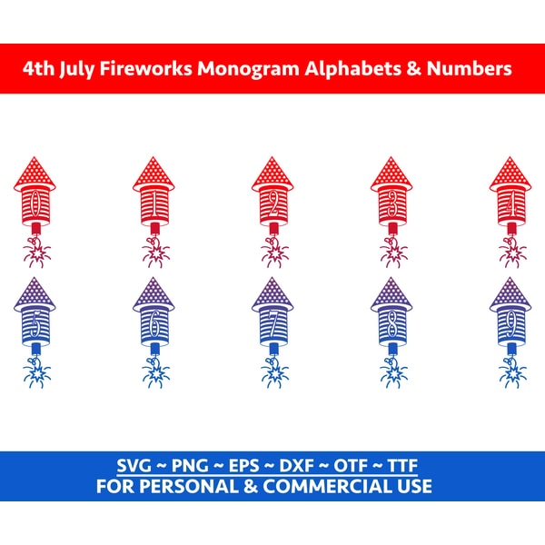 Firework July Lettering Fireworks FONT Svg, Usa Flag Alphabets and numbers svg, Patr - Inspire ...