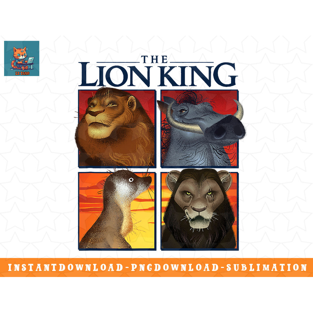 Disney Lion King Live Action 4 Box png, sublimation, digital download.jpg