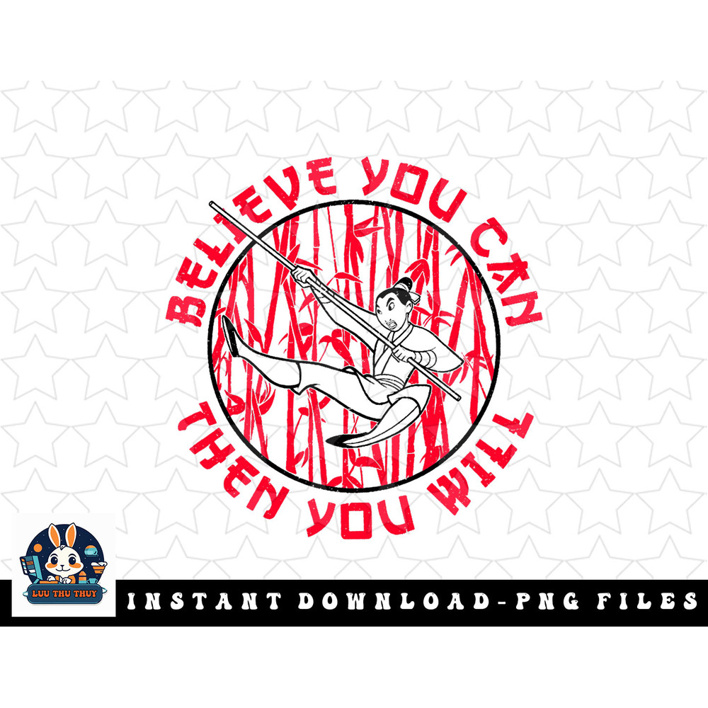 Disney Mulan Believe You Can & You Will Jumping In Circle png, sublimation, digital download.jpg