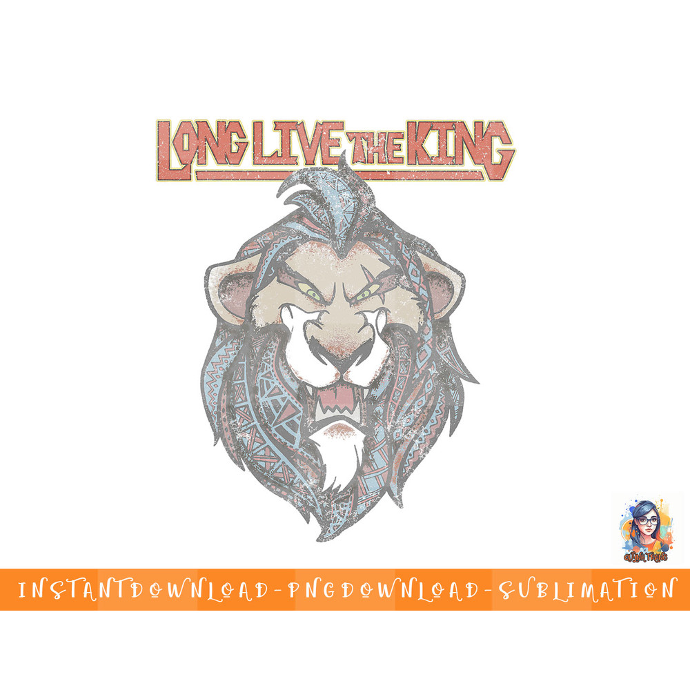 Disney Lion King Geometric Scar Long Live The King png, sublimation, digital download.jpg