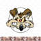 Kids Looney Tunes Wile E. Coyote Angry Big Face png, sublimation, digital download .jpg