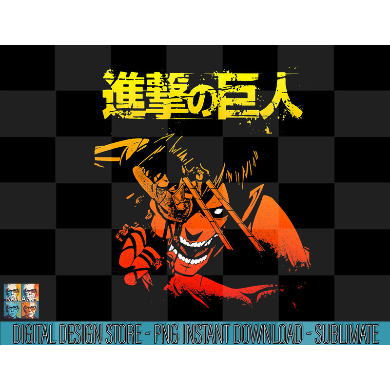Attack on Titan Miskasa and Eren Titan png, sublimate.jpg