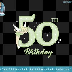 disney peter pan 50th birthday tinkerbell portrait png, digital prints