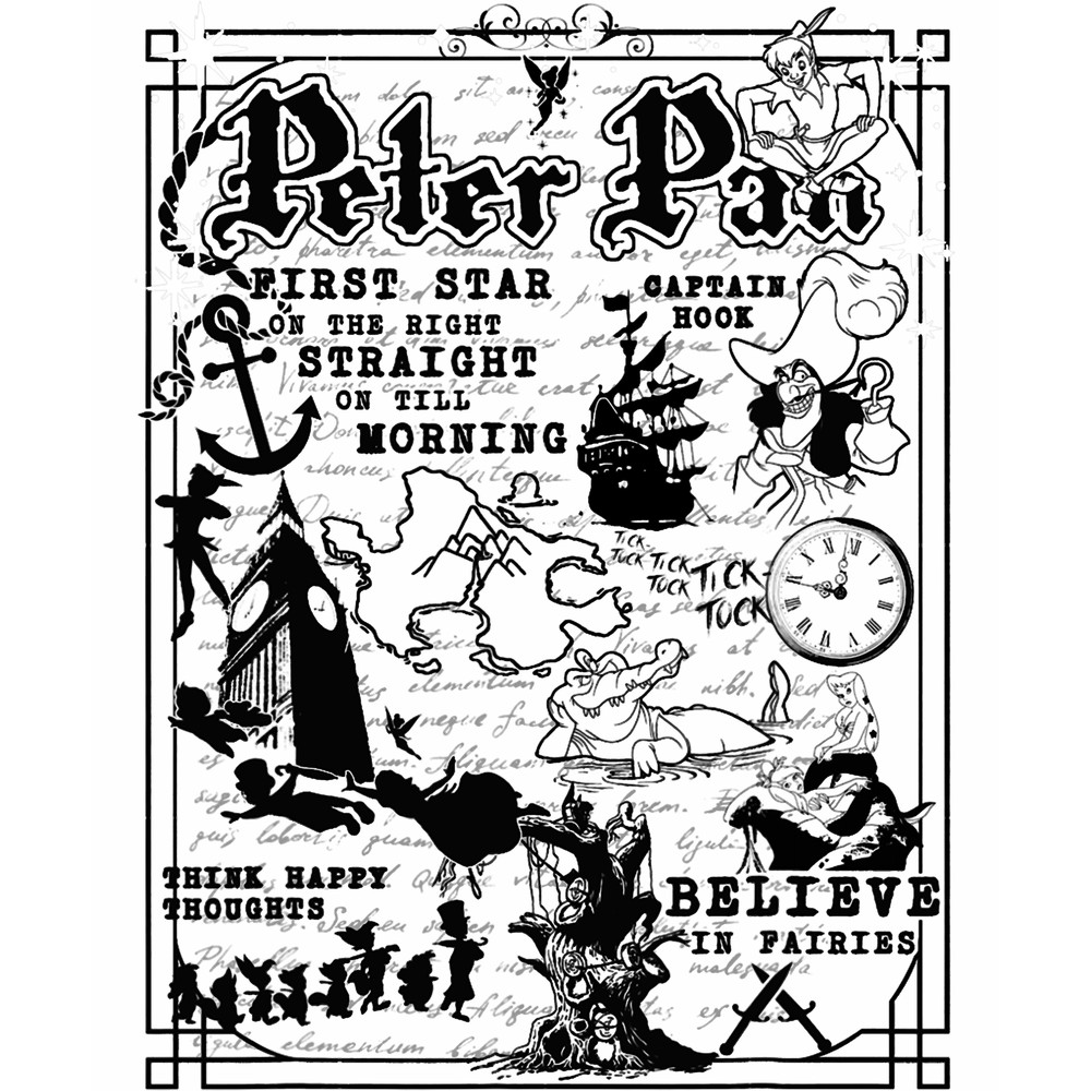 Disney Peter Pan A Traveler s Guide To Never Land T-Shirt T-Shirt.pngDisney Peter Pan A Traveler s Guide To Never Land T-Shirt T-Shirt.png