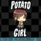 Attack on Titan Potato Girl T-shirt png, sublimate.jpg