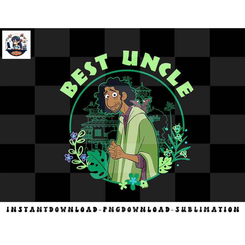 Disney Encanto Bruno Best Uncle Poster png, sublimation, digital download.jpg