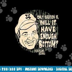 gilligan s island skipper enough bottom  png, sublimation