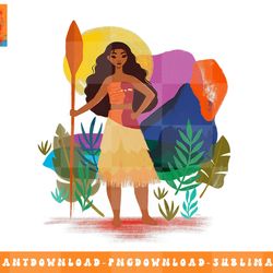 disney 100 anniversary moana artists series d100 png, sublimation, digital download