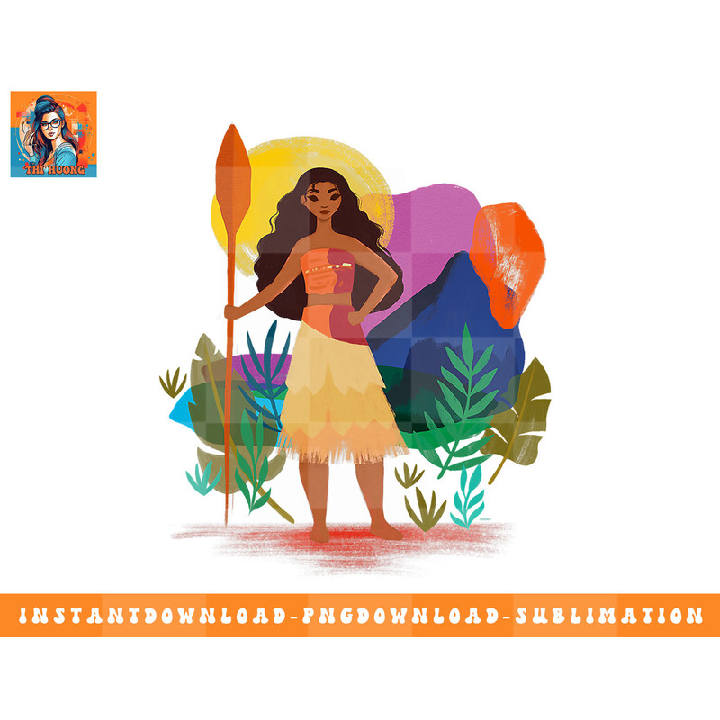 Disney 100 Anniversary Moana Artists Series D100 png, sublimation, digital download.jpg