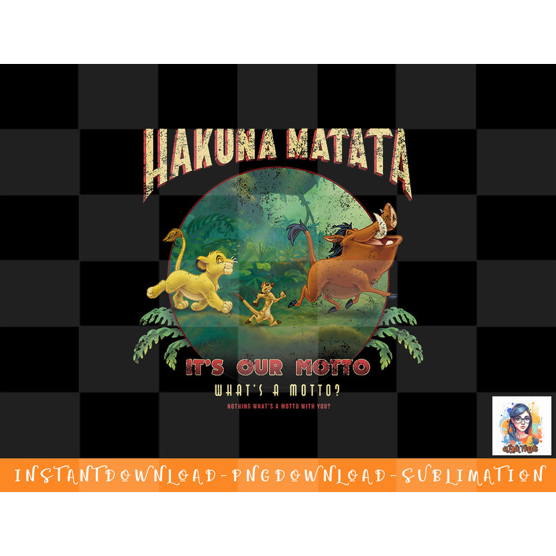 Disney Lion King Hakuna Matata Motto Simba Timon Pumbaa png, sublimation, digital download.jpg