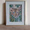 1 Small oil painting in a frame under glass - little leopard 4.7 -6.6 in (12-16.8 cm)..jpg