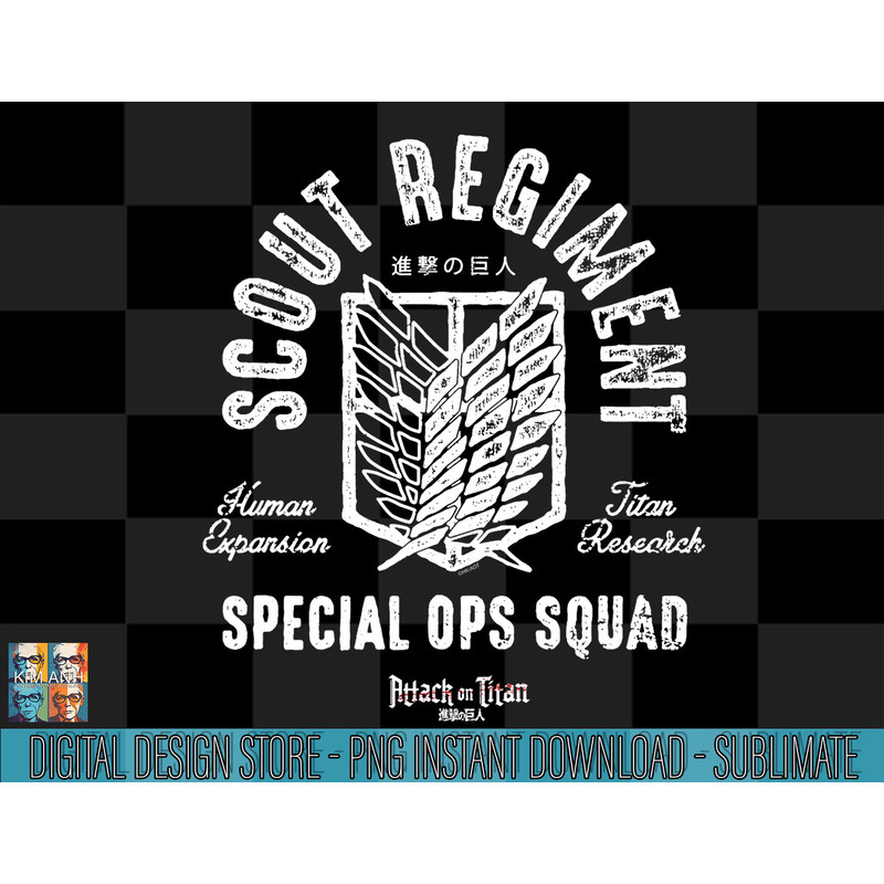 Attack on Titan Scout Regiment Special Ops Squad png, sublimate.jpg