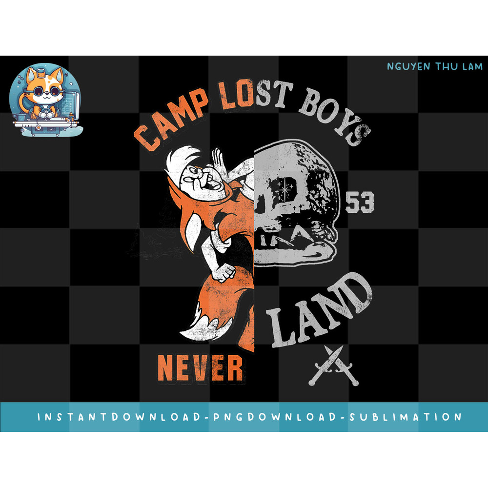 Disney Peter Pan Camp Lost Boys Never Land Graphic T-Shirt png, digital prints.jpg