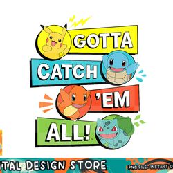 pokemon - partners gotta catch em all  grid png, digital prints, sublimation