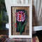 01 Small oil painting in a frame -Tulip Flower 5.9 - 3.9 in..jpg