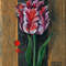 4 Small oil painting in a frame -Tulip Flower 5.9 - 3.9 in..jpg